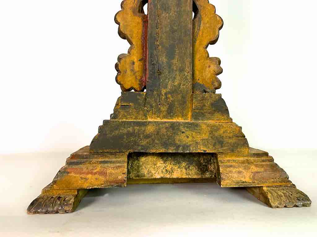 A very Large Antique French-Vietnamese Catholic Crucifix