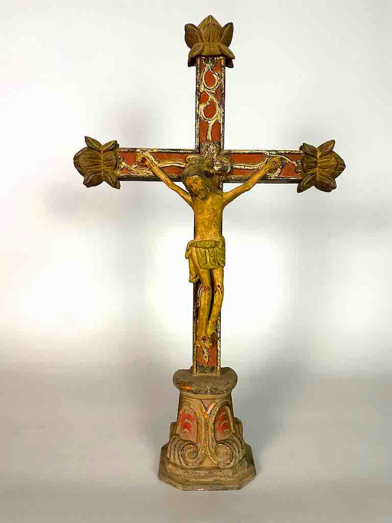 Antique French-Vietnamese Catholic Crucifix
