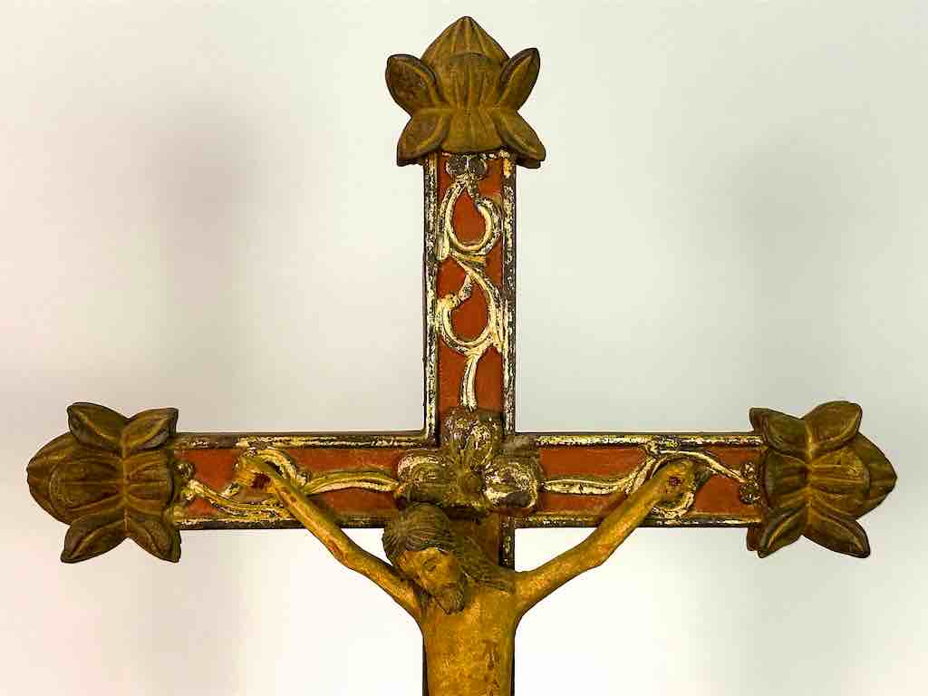 Antique French-Vietnamese Catholic Crucifix