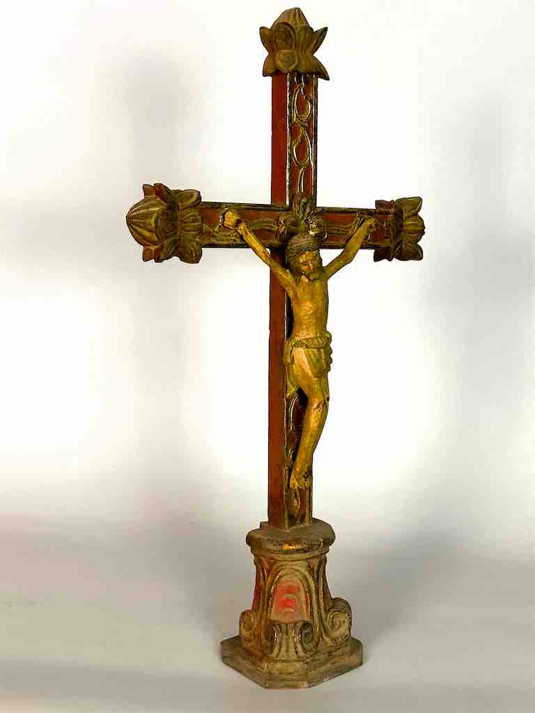 Antique French-Vietnamese Catholic Crucifix