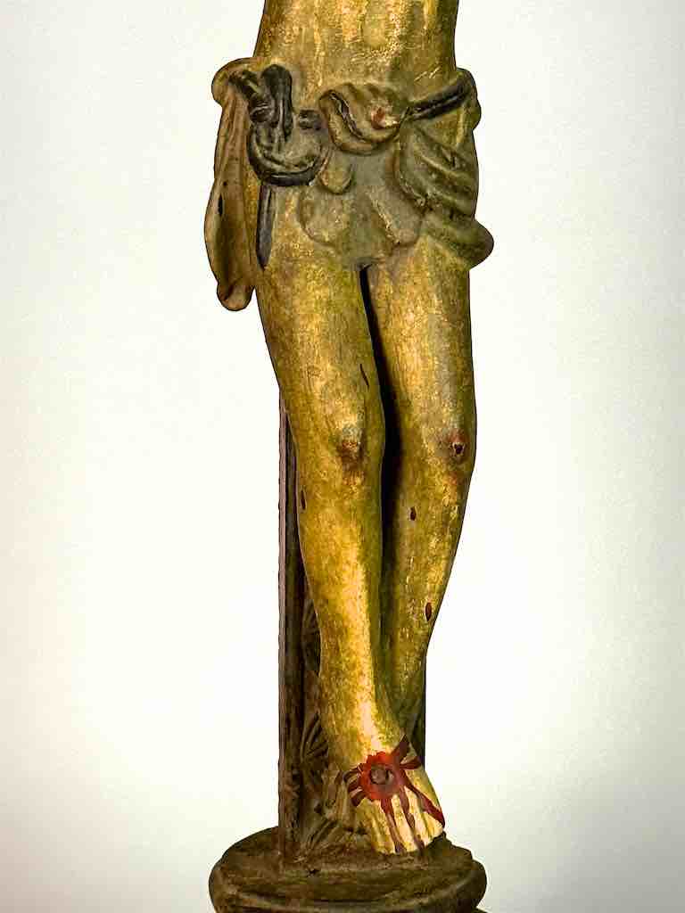 A very Large Antique French-Vietnamese Catholic Crucifix