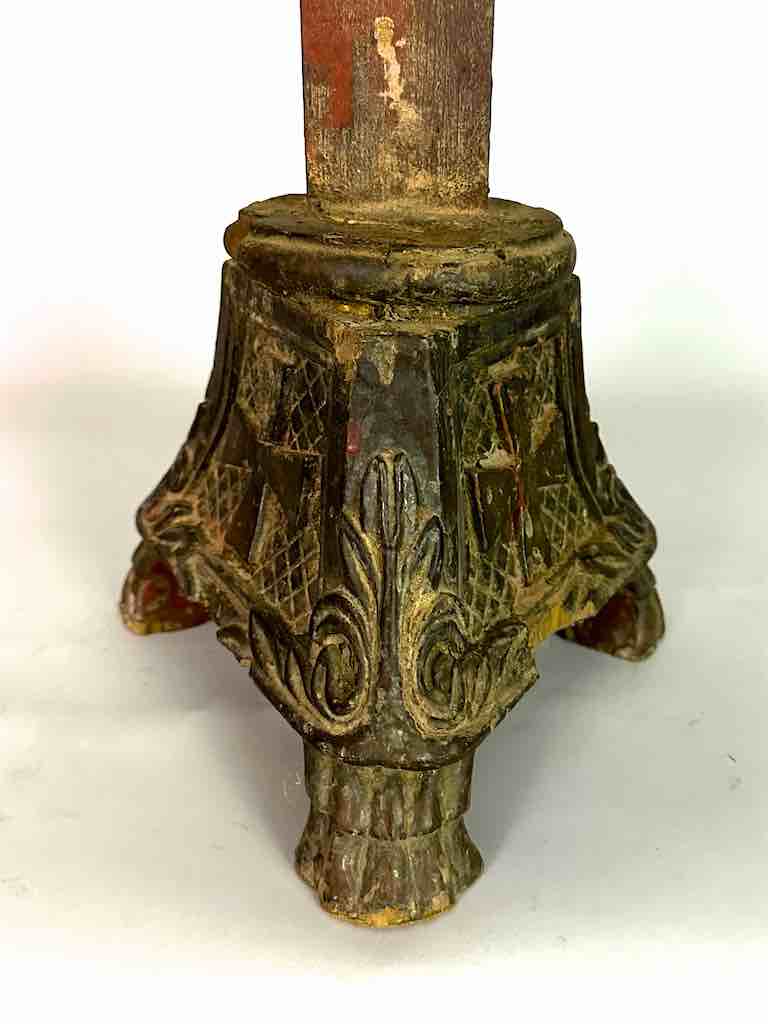 A very Large Antique French-Vietnamese Catholic Crucifix