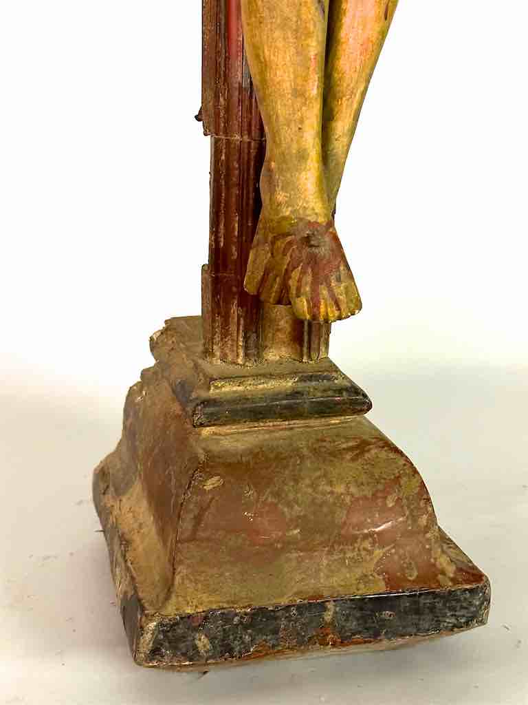 A very Large Antique French-Vietnamese Catholic Crucifix
