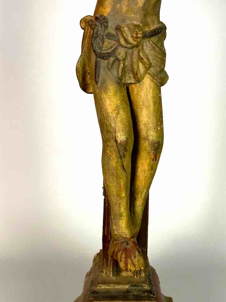 A very Large Antique French-Vietnamese Catholic Crucifix