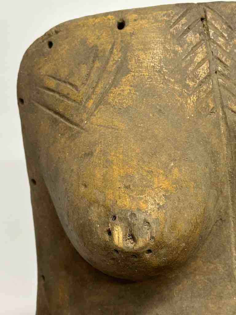 African Vintage Makonde Pregnant Fertility Dance Torso - Tanzania