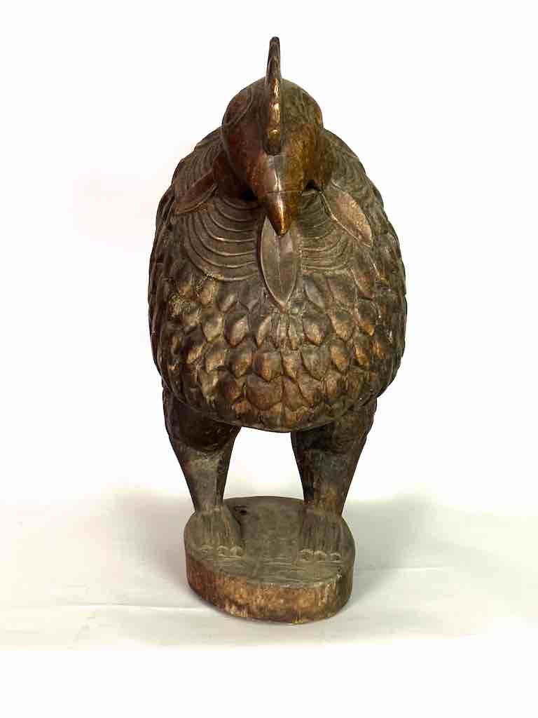 Large Wooden Chicken Figure | Ivory Coast, Africa