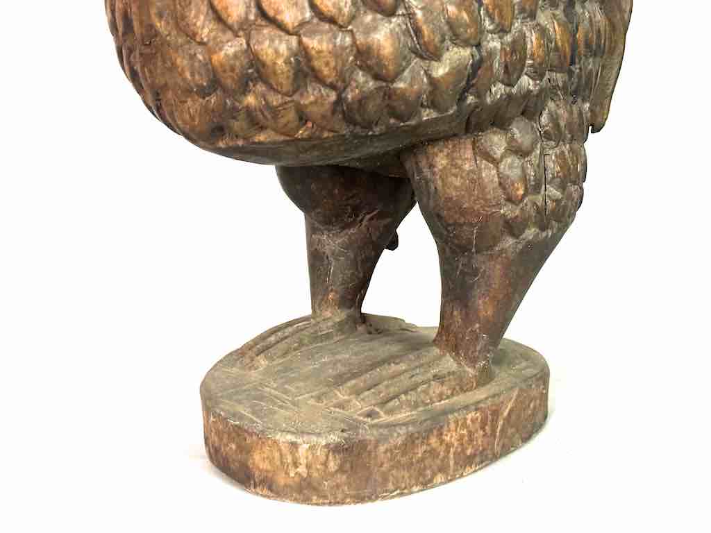 Large Wooden Chicken Figure | Ivory Coast, Africa