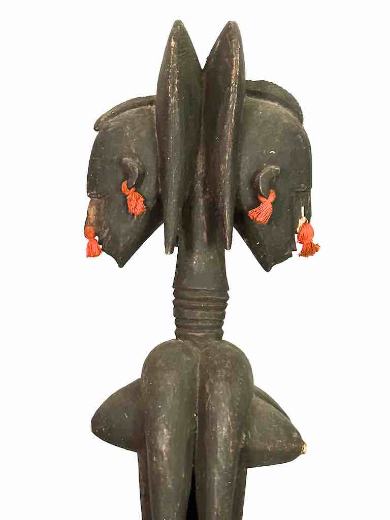 Bamana Back to Back Women Janus Statue - Mali