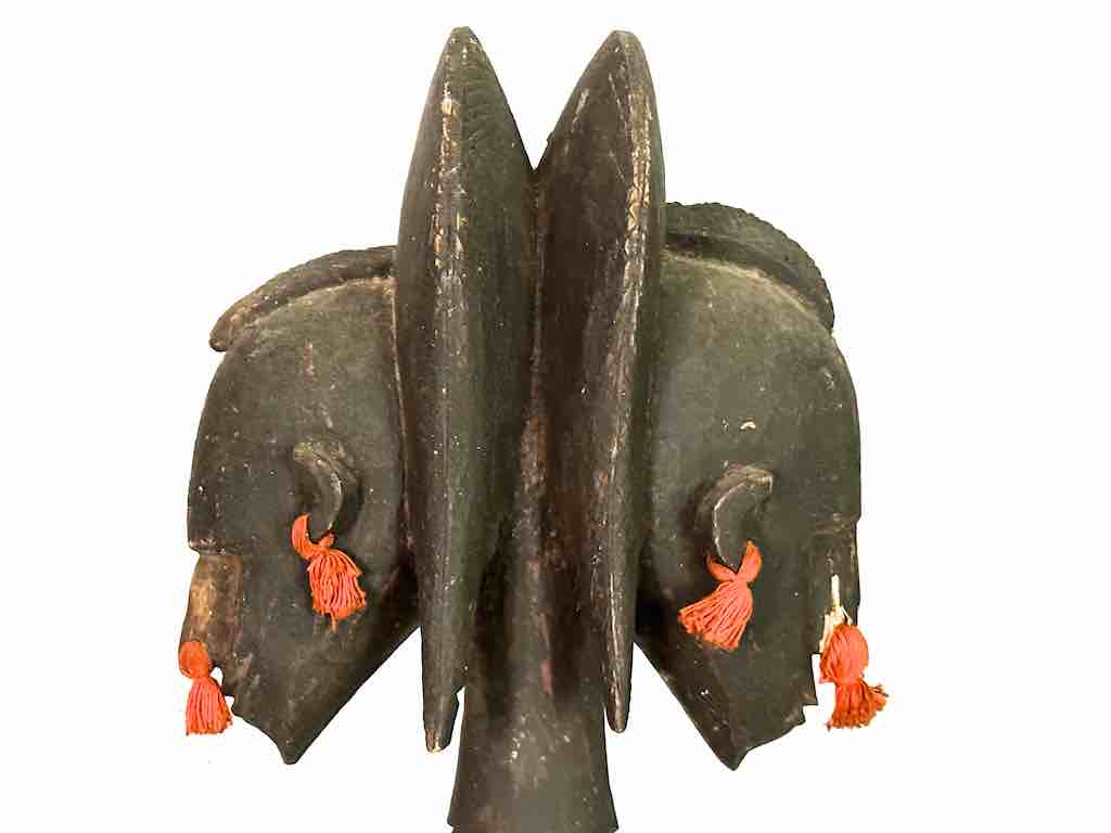Bamana Back to Back Women Janus Statue - Mali