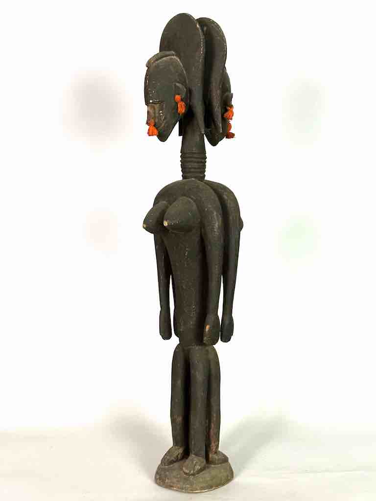 Bamana Back to Back Women Janus Statue - Mali