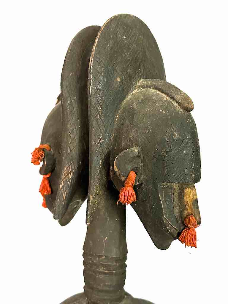 Bamana Back to Back Women Janus Statue - Mali