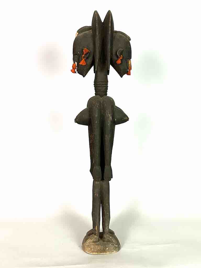 Bamana Back to Back Women Janus Statue - Mali