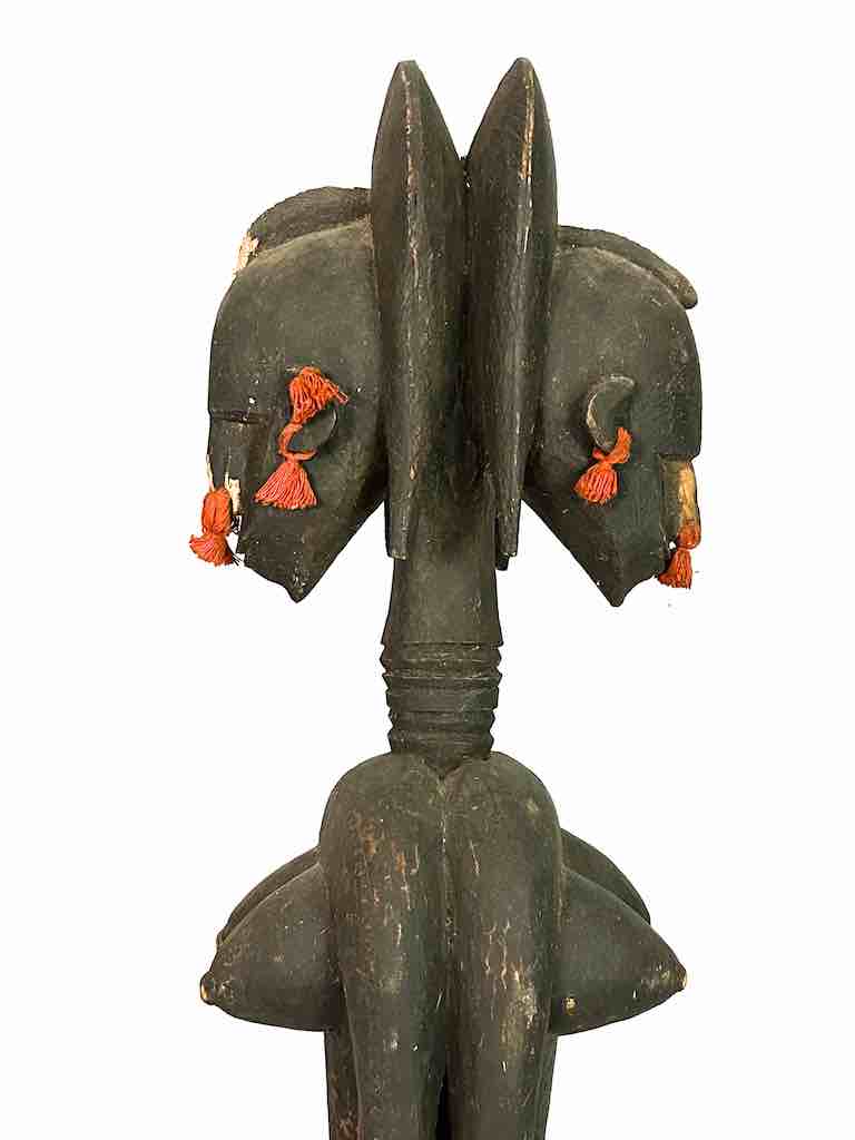Bamana Back to Back Women Janus Statue - Mali