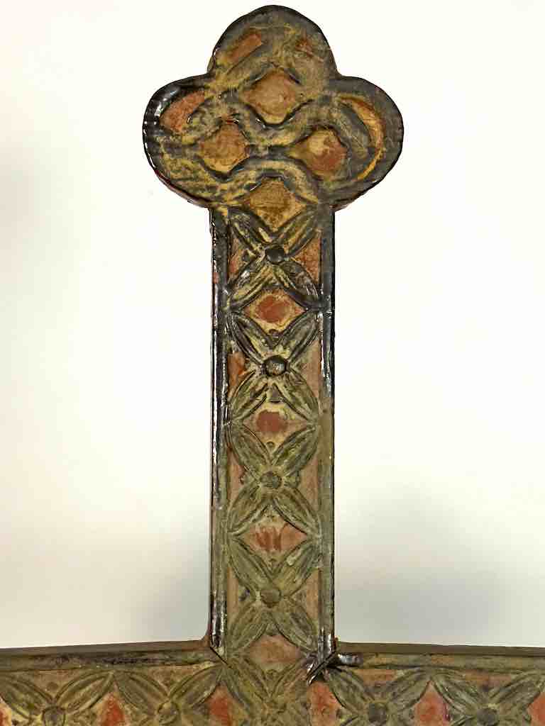 A very Large Antique French-Vietnamese Catholic Crucifix