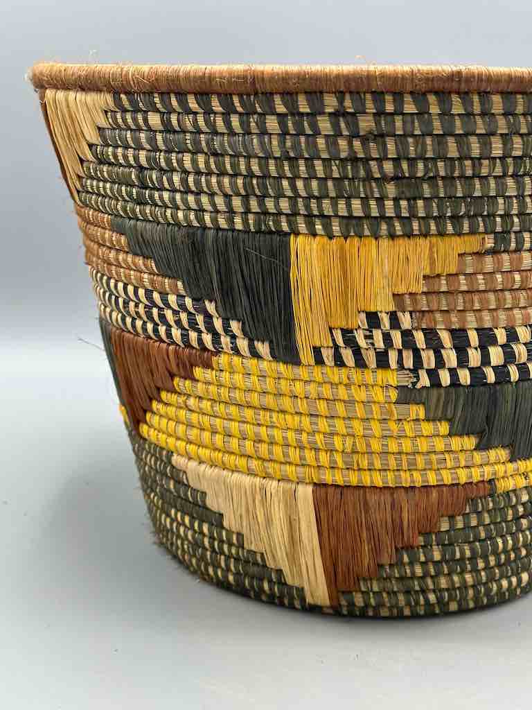 Large flared-top Batwa basket