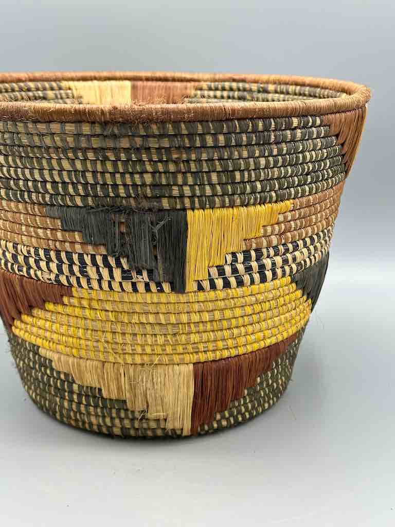 Large flared-top Batwa basket