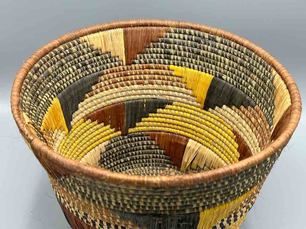 Large flared-top Batwa basket