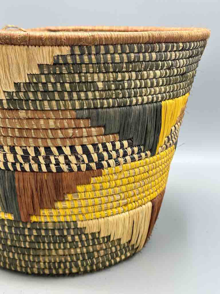 Large flared-top Batwa basket