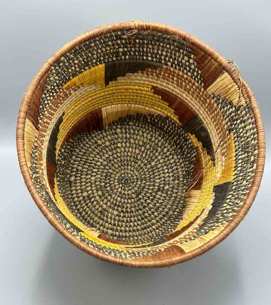 Large flared-top Batwa basket