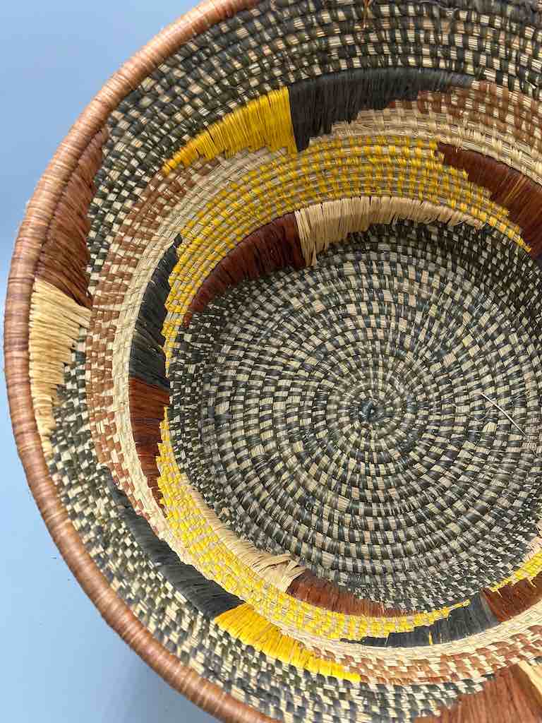 Large flared-top Batwa basket