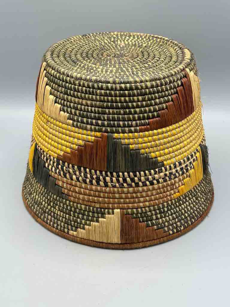 Large flared-top Batwa basket