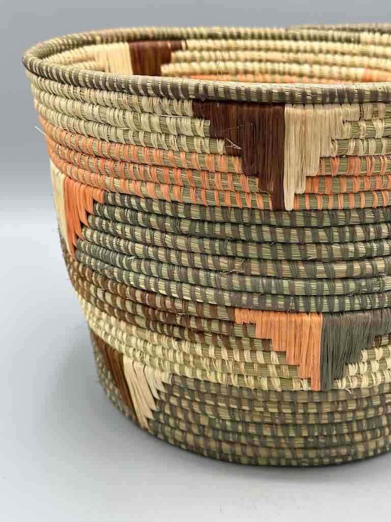 Large flared-top Batwa basket