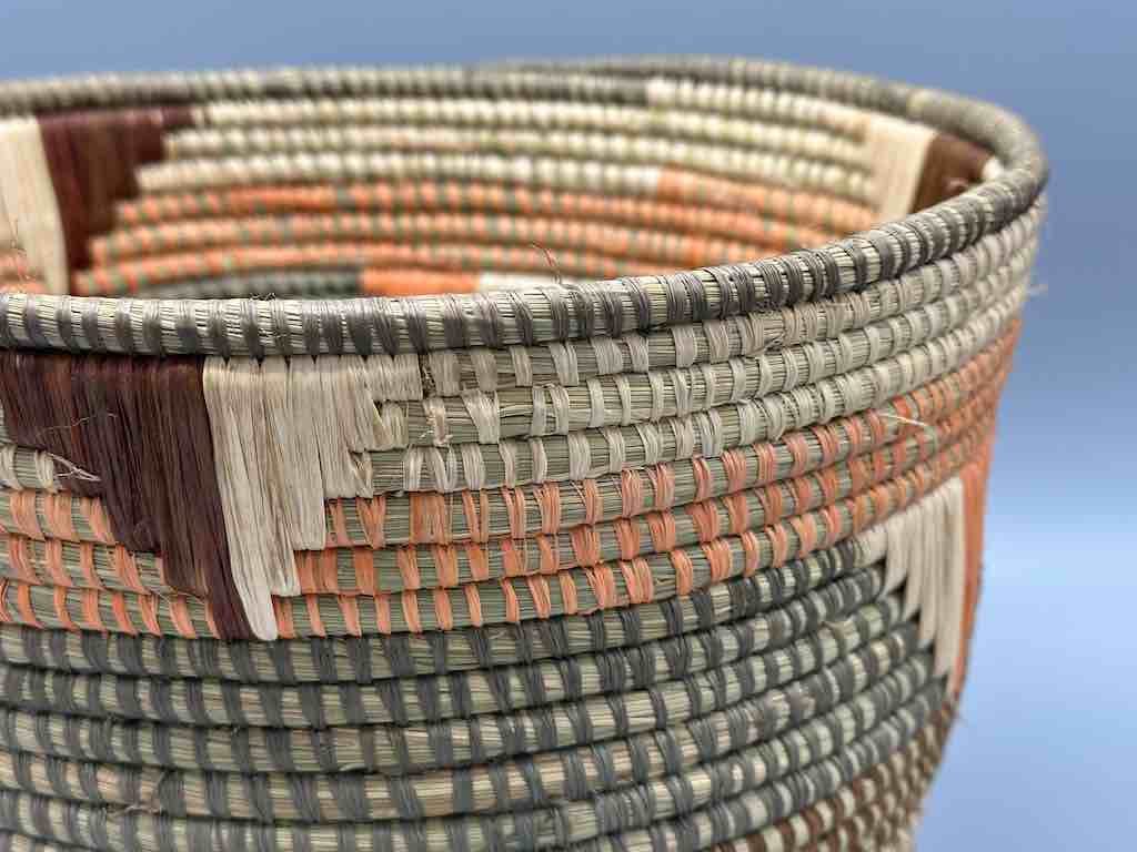 Large flared-top Batwa basket