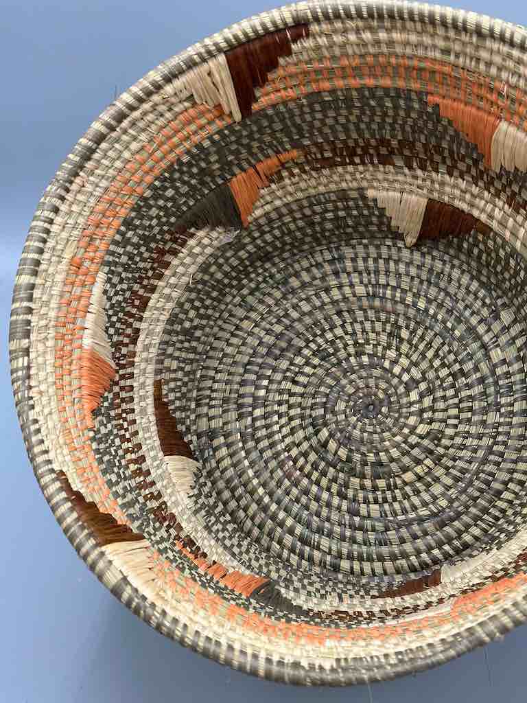 Large flared-top Batwa basket