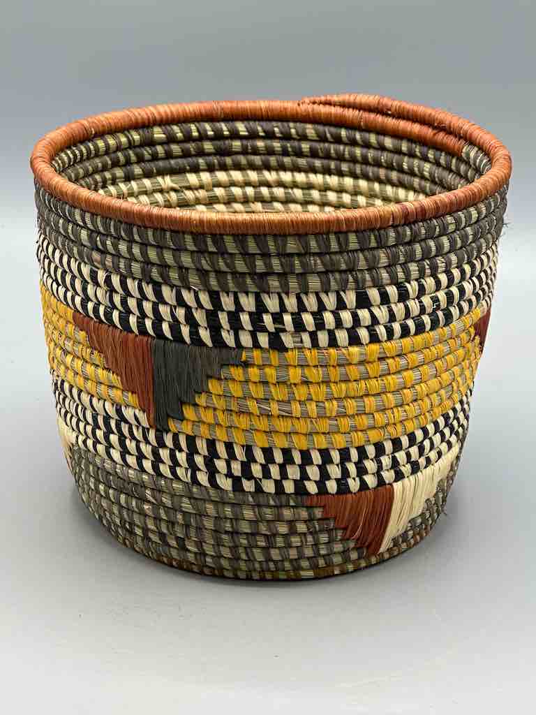 Flared-top Batwa basket