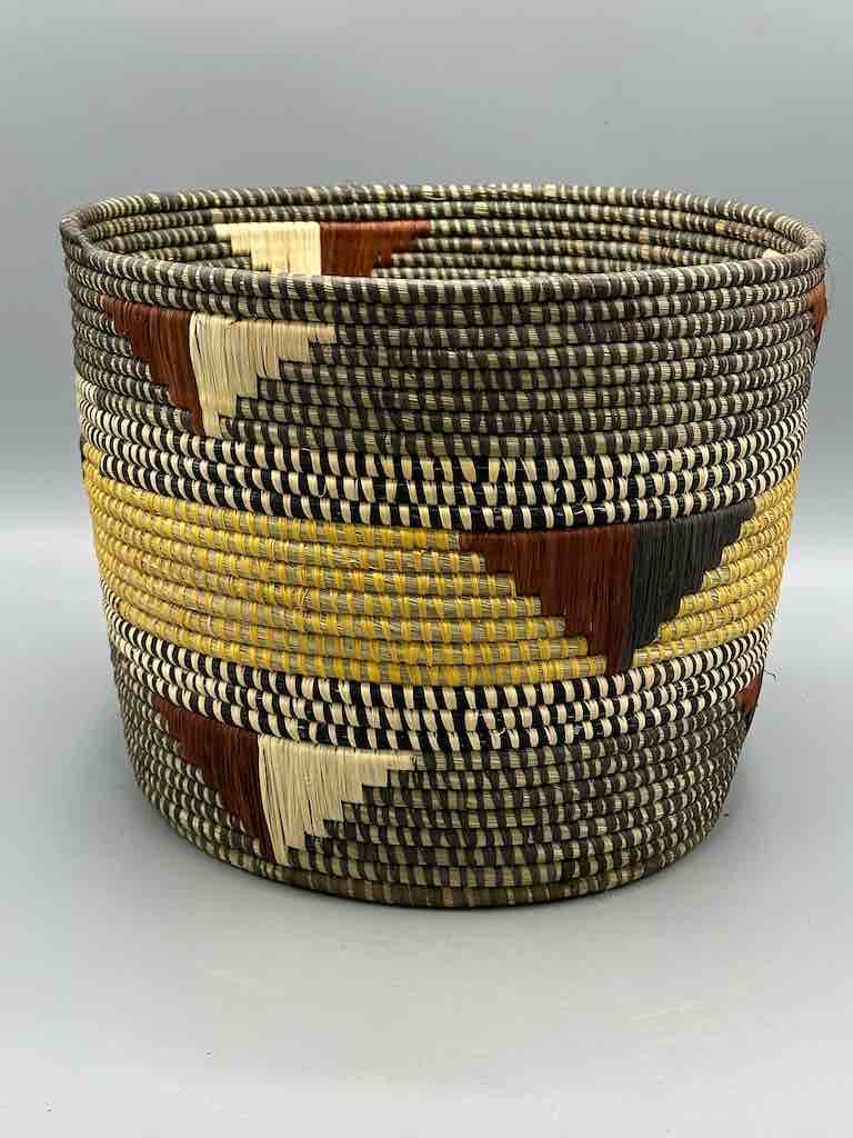 Large flared-top Batwa basket