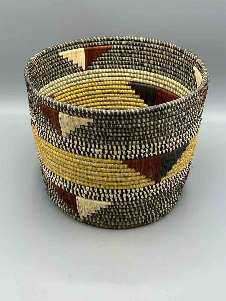 Large flared-top Batwa basket