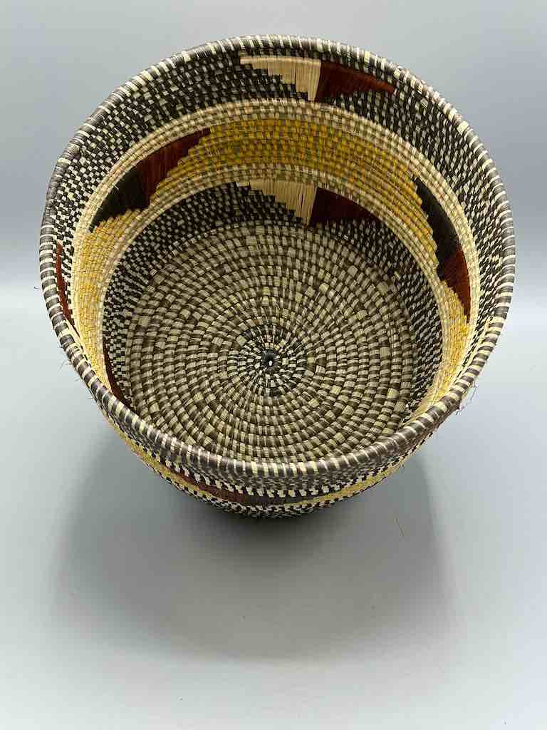 Large flared-top Batwa basket