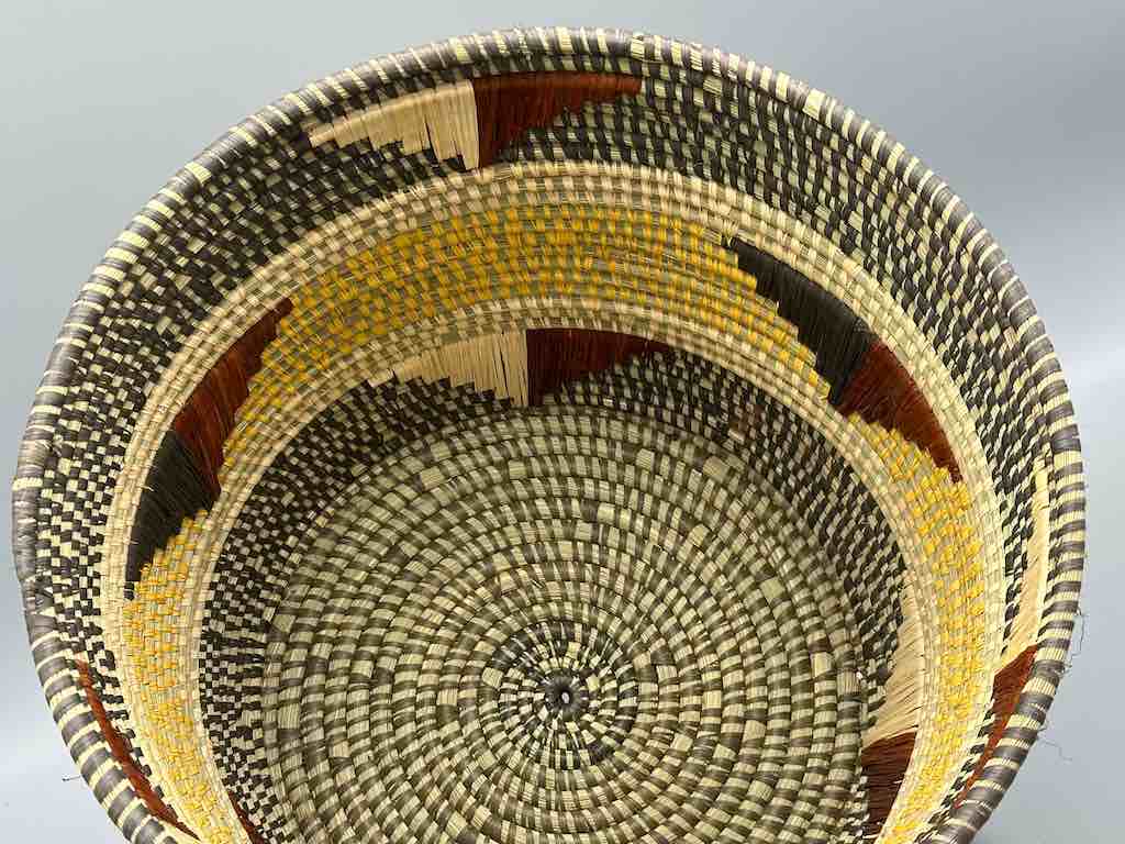 Large flared-top Batwa basket