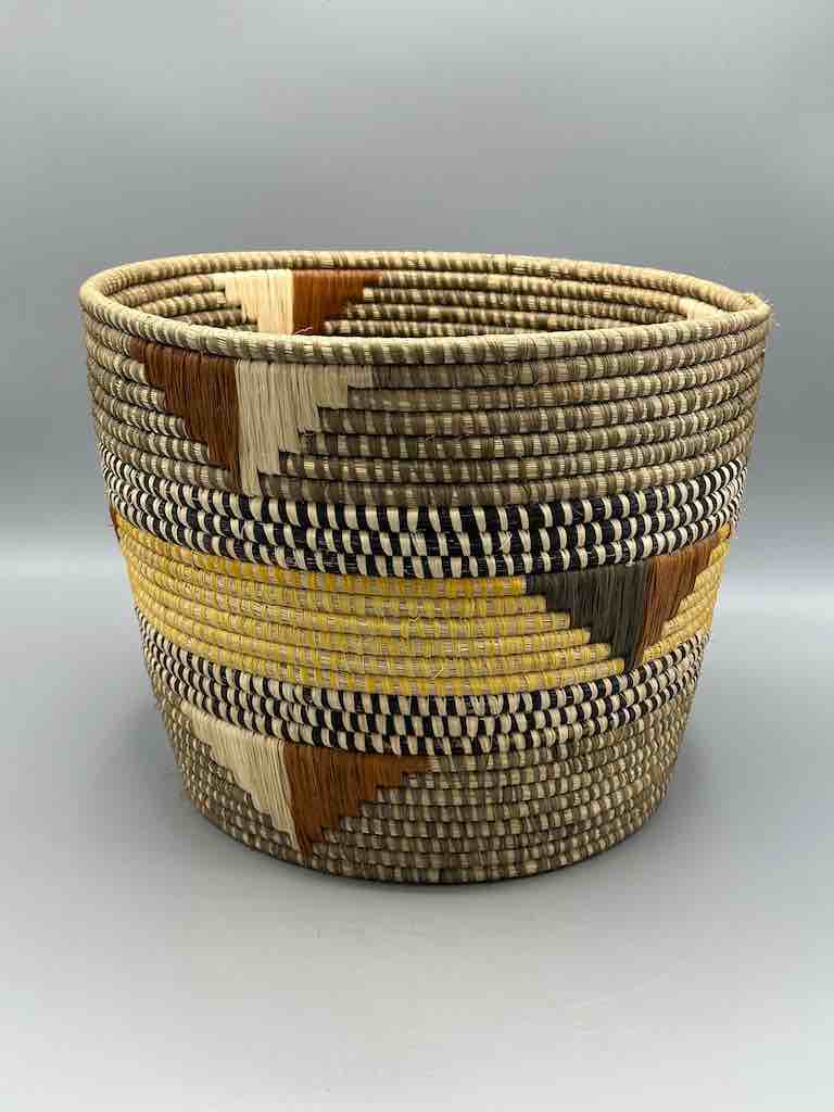 Large flared-top Batwa basket