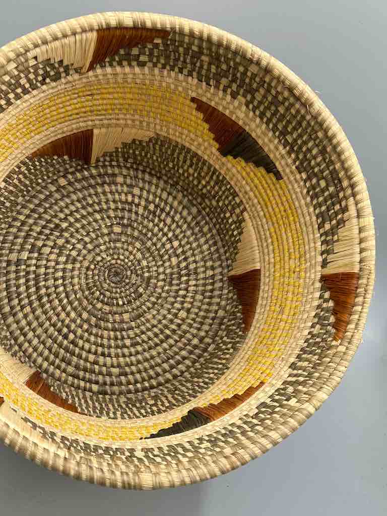 Large flared-top Batwa basket