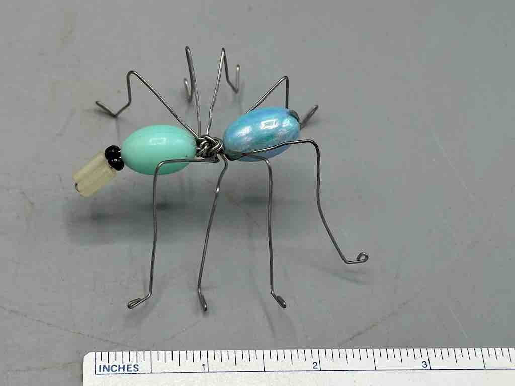 Beaded Wire Decor African Small Pastel Spider Insect