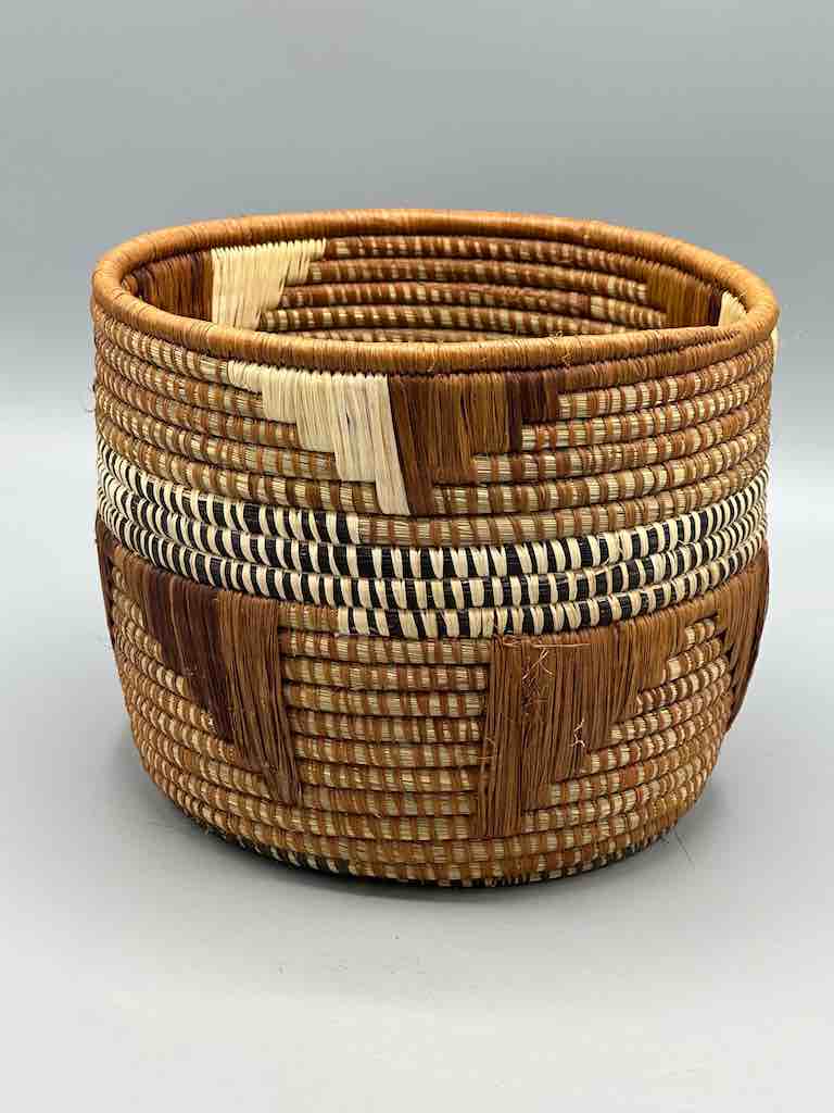 Cylindrical Batwa basket