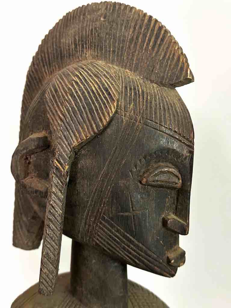 Dogon In-Line Primordial Couple Ancestor Spirit Statue | 23" - Mali