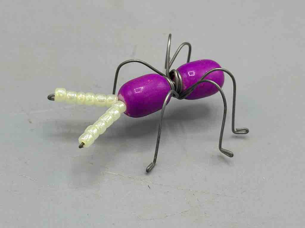 Beaded Wire Decor African Small Grape Ant Insect