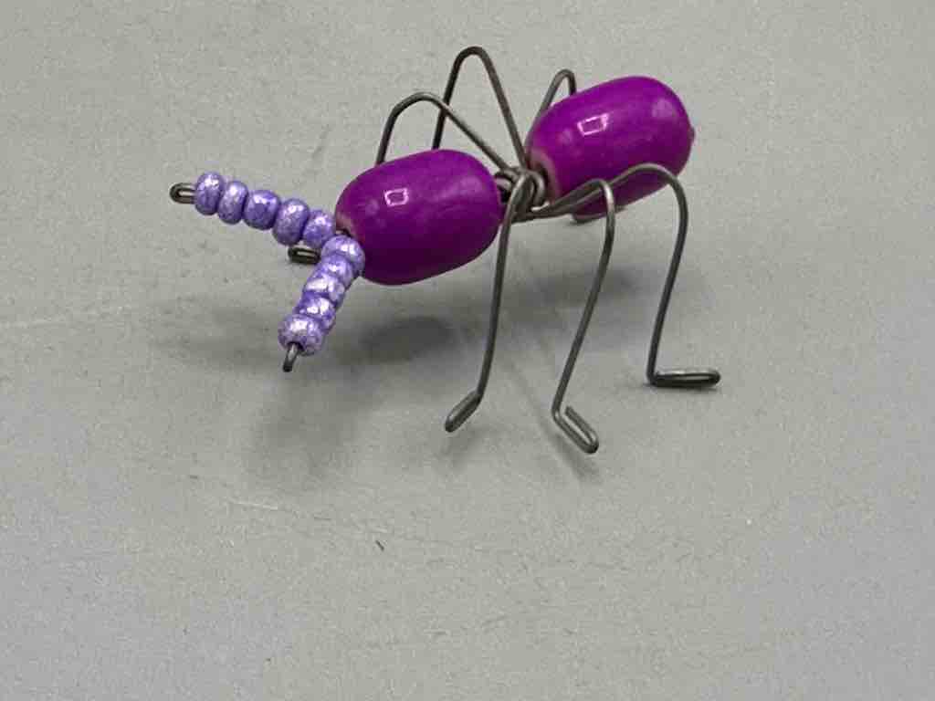 Beaded Wire Decor African Small Grape Ant Insect