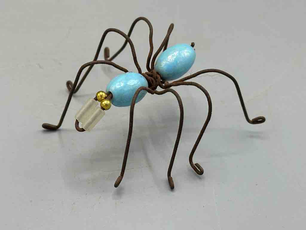 Beaded Wire Decor African Small Pastel Spider Insect