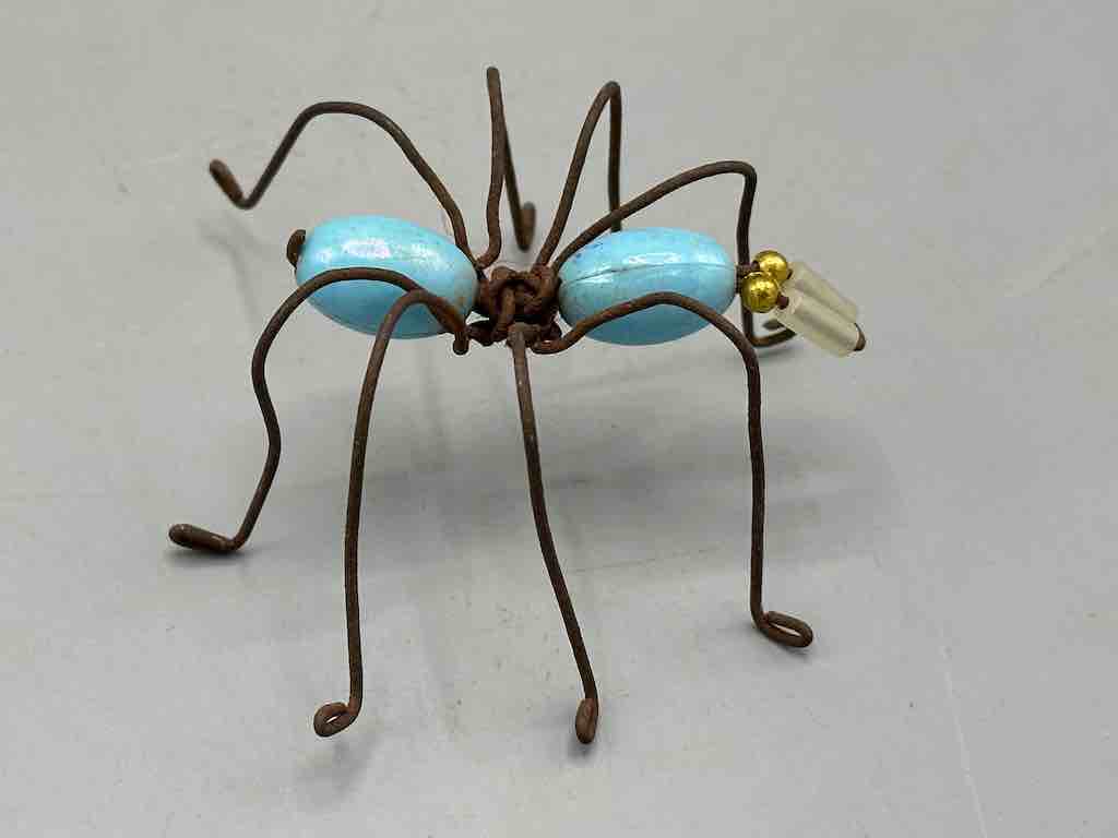 Beaded Wire Decor African Small Pastel Spider Insect