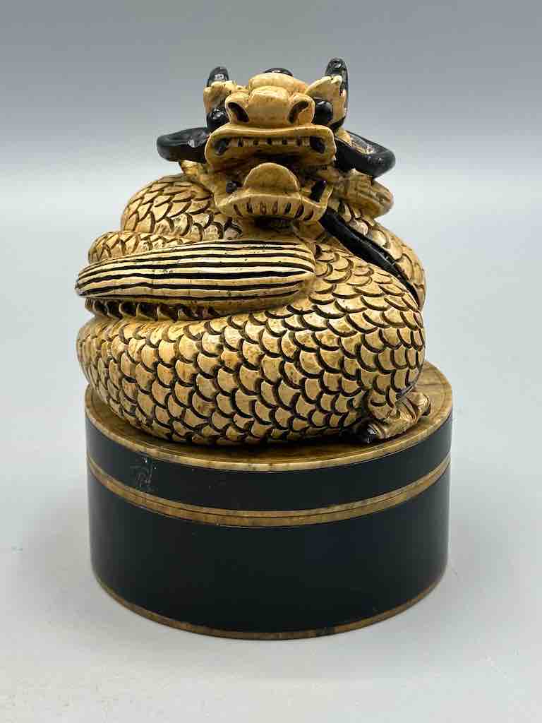 Dragon - Soapstone Trinket Decor Box