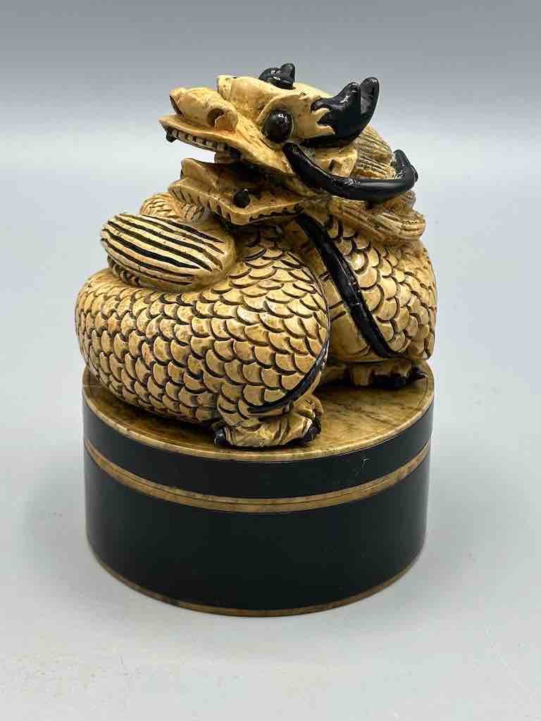 Dragon - Soapstone Trinket Decor Box