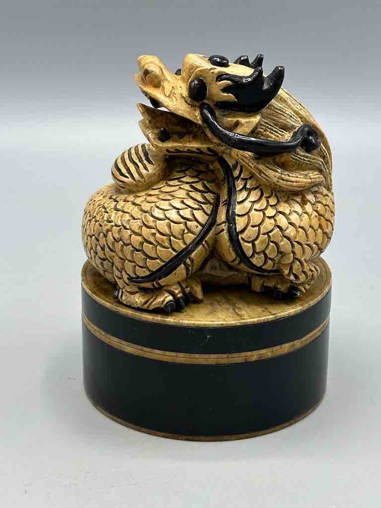 Dragon - Soapstone Trinket Decor Box