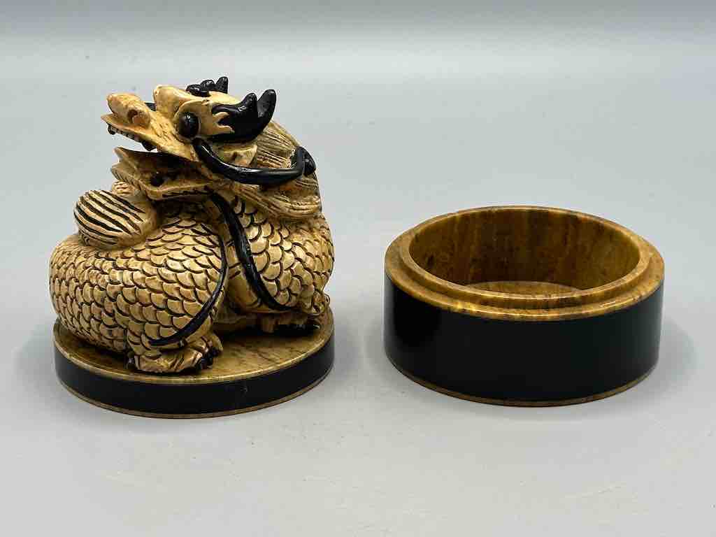 Dragon - Soapstone Trinket Decor Box