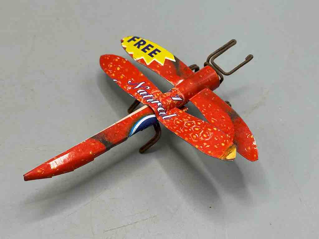 Recycled Metal Decor African Dragonfly Insect
