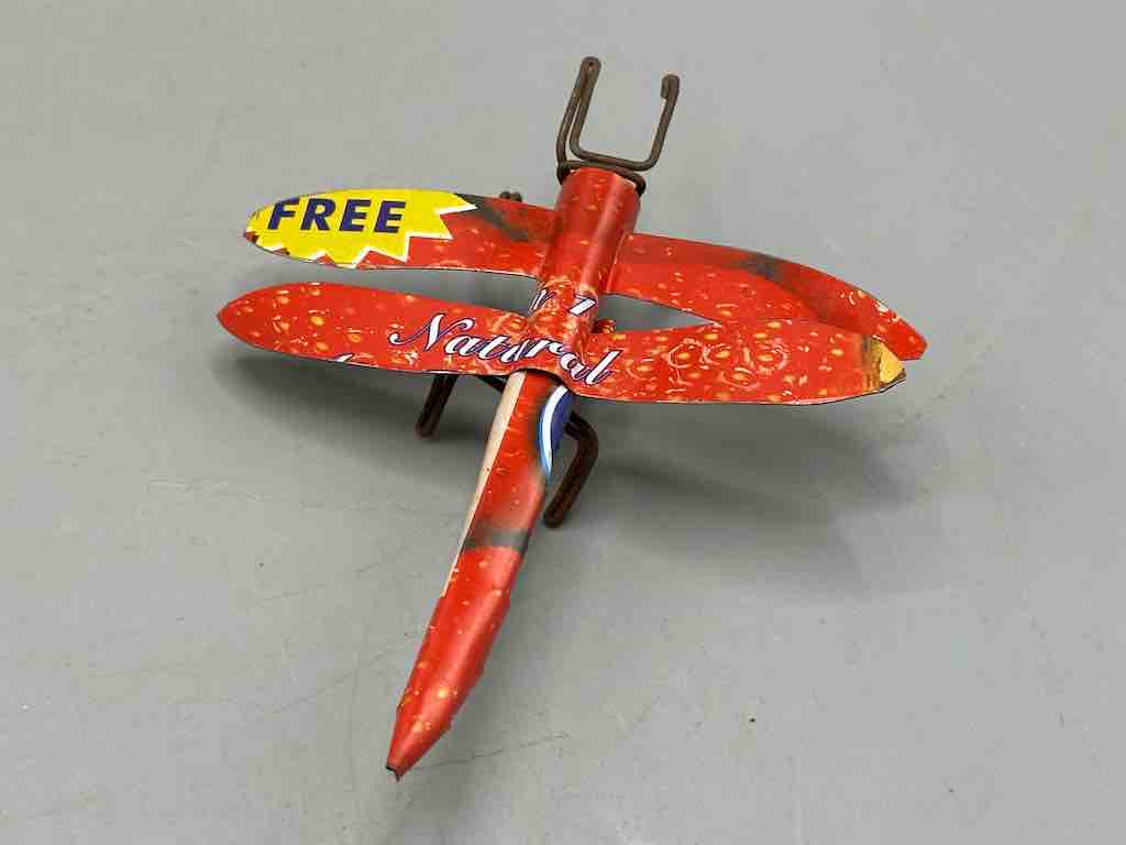Recycled Metal Decor African Dragonfly Insect