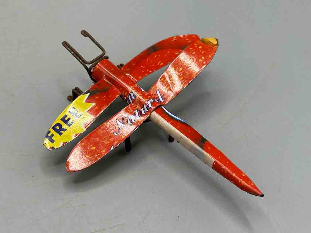 Recycled Metal Decor African Dragonfly Insect