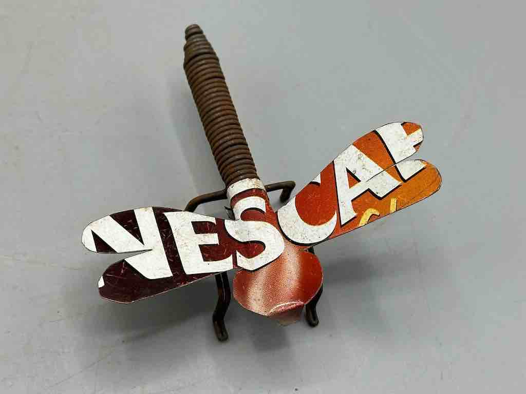 Recycled Metal Coiled Wire Decor African Dragonfly Insect